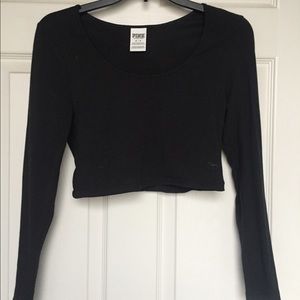 VS PINK NWOT MIDRIFF LONG SLEEVE